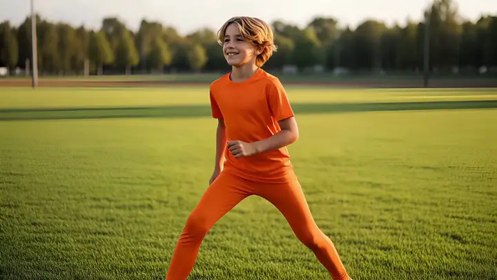 Junior tränings t-shirts för aktiva barn 8–16 år